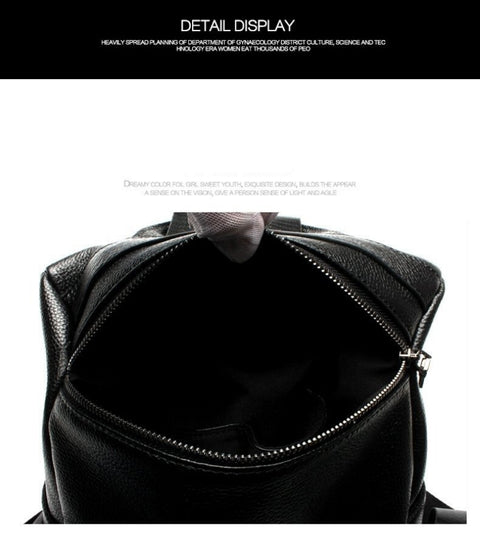 Top quality Travel BackPack Genuine Leather Women | Drawstring School Bags For Teenagers