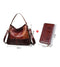 Genuine Leather  Luxury Top-handle Ladies Bucket Shoulder Designer Band Large Crossbody Bag