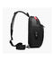 Men Chest bag for 9.7" iPad USB Charging Short Trip Messenger Bags Water Repellent Crossbody Bag