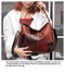 Genuine Leather  Luxury Top-handle Ladies Bucket Shoulder Designer Band Large Crossbody Bag