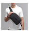 Multifunctional Men's Chest Pack For Money Belt Bags Travel Crossbody USB Charging Waist Pack