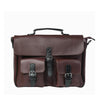 Scione Men Leather Bag Men's Laptop Briefcase Bag Vintage Male Office Messenger bag Business Leather Briefcase Bags For Man