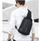 Multifunction Crossbody Bags Men USB Charging Chest Pack Water Repellent Shoulder Bag