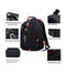 Crossten 17.3" Laptop Waterproof USB Charge Port Swiss-Style Multifunctional Backpack