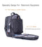 Crossten 17.3" Laptop Waterproof USB Charge Port Swiss-Style Multifunctional Backpack