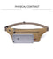 AIREEBAY Men Casual Durable Fanny Waist Pack Male Waist Bags Belt Canvas 2019 New Hip Bum Military Bag Pouch Three Zipper Pocket