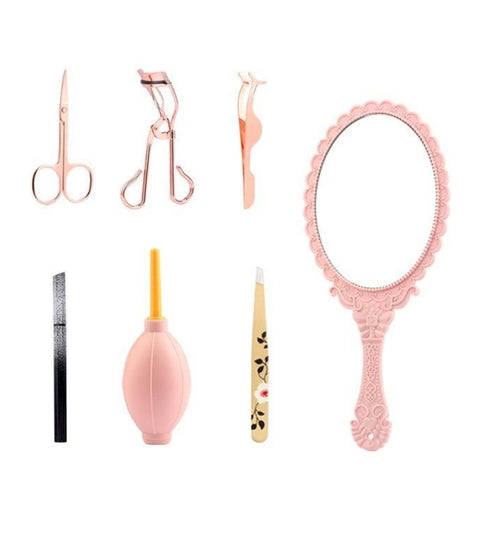 NEW Eyelash Extension Kit Individual Lash Grafting Set At Home False Brush Tweezers Makeup Tools