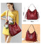 Genuine Leather  Luxury Top-handle Ladies Bucket Shoulder Designer Band Large Crossbody Bag