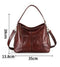 Genuine Leather  Luxury Top-handle Ladies Bucket Shoulder Designer Band Large Crossbody Bag