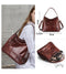 Genuine Leather  Luxury Top-handle Ladies Bucket Shoulder Designer Band Large Crossbody Bag