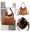 Genuine Leather  Luxury Top-handle Ladies Bucket Shoulder Designer Band Large Crossbody Bag