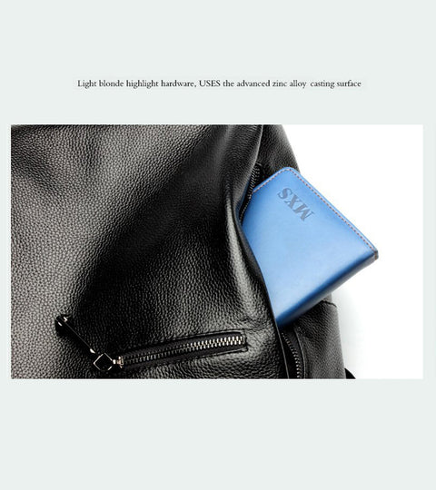 Top quality Travel BackPack Genuine Leather Women | Drawstring School Bags For Teenagers