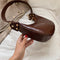 Stone Pattern Retro PU Leather Crossbody Bags For Women 2020 Small Shoulder Messenger Bag