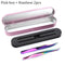 Professional Eyelashes Tweezers For Lashes Extension Nipper Stainless Steel High Precision Eyelash Extension Tweezers Set