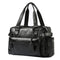 WEIXIER Men New Brand Fashion PU Leather Large Capacity Men Travel Bag Multifunctional Casual Man Shoulder Fashion Bags